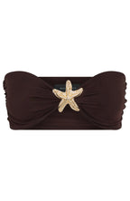 Lil Mermaid Strapless Top Chocolate