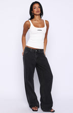 Lost In The Moment Tank Top White