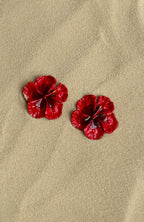 Lyndon Earrings Red