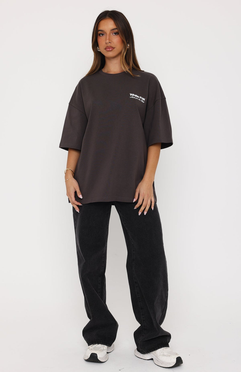 Made For The Heat Oversized Tee Charcoal