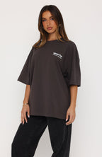 Made For The Heat Oversized Tee Charcoal