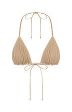 Matera Bikini Top Gold Shimmer