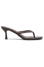 Mitchell Thong Mules Chocolate PU