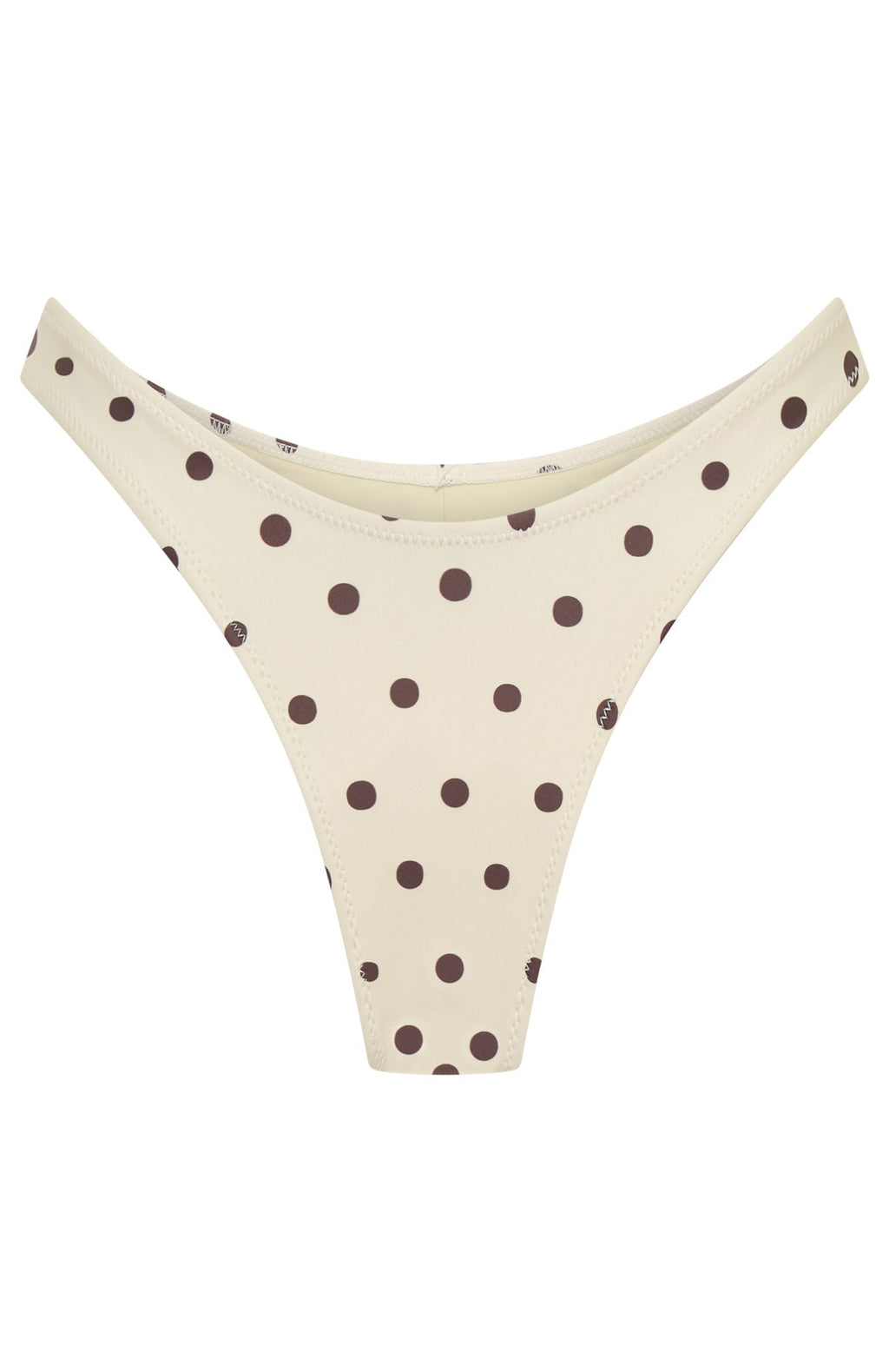 Belmont Bottoms Cream/Choc Polka Dot