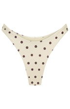 Belmont Bottoms Cream/Choc Polka Dot