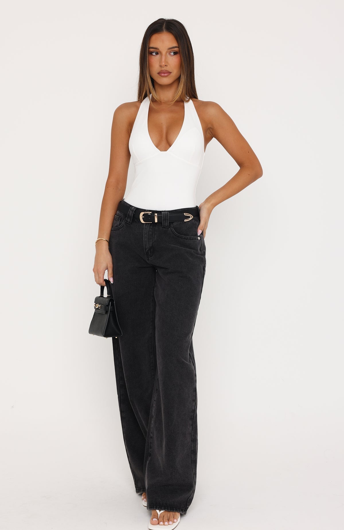 Near And Far Bodysuit Off White