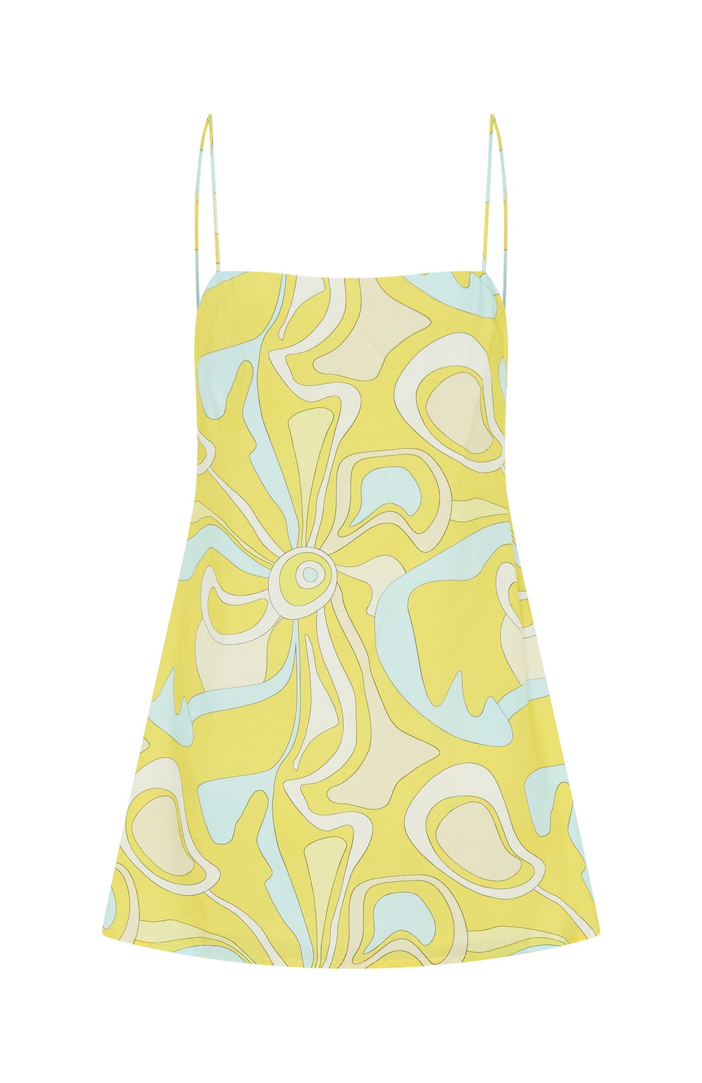 Never Lost Cami Shift Mini Dress Lemontini Fizz