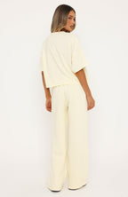 Never Missed Wide Leg Sweatpants Butter