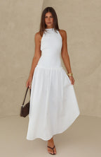 Never Yours Maxi Dress White