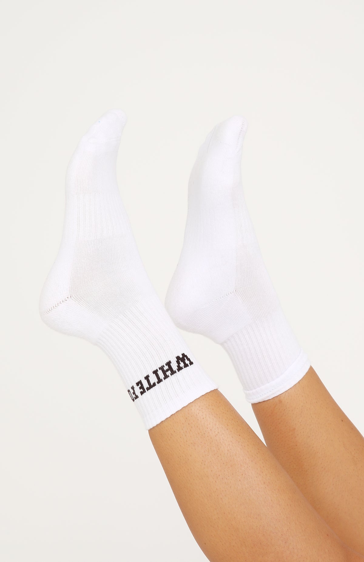 No Convincing Socks 2 Pack White/Choc/Dusty Pink