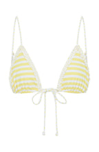 Noosa Bikini Top Lemoncello Stripe
