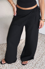 Off Beat Pants Black