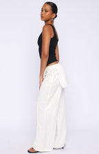 Off Beat Pants Off White