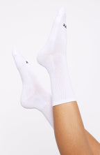 One More Look Socks White