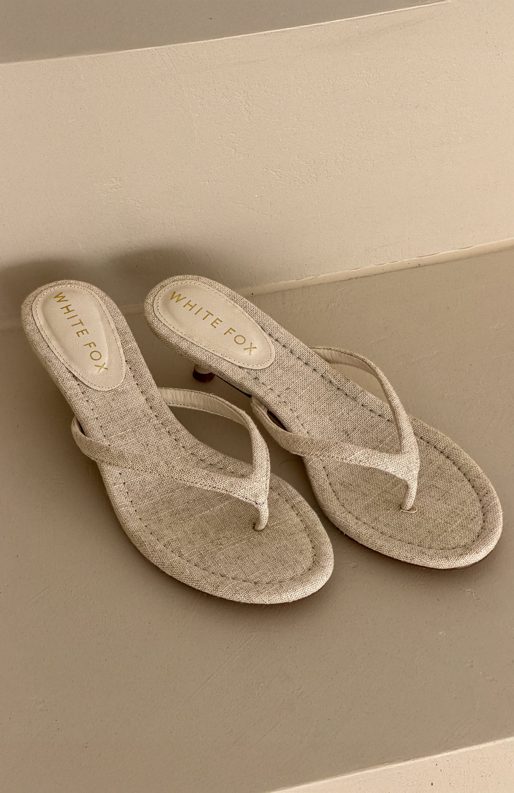 Orion Thong Kitten Mules Oat