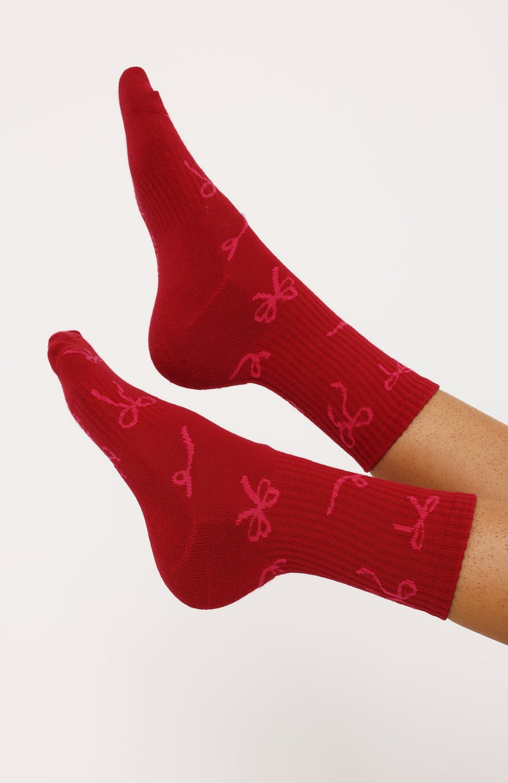 Own Muse Socks Burgundy/Pink