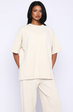 Rare Catch Knit Top Cream