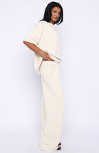Rare Catch Knit Pants Cream