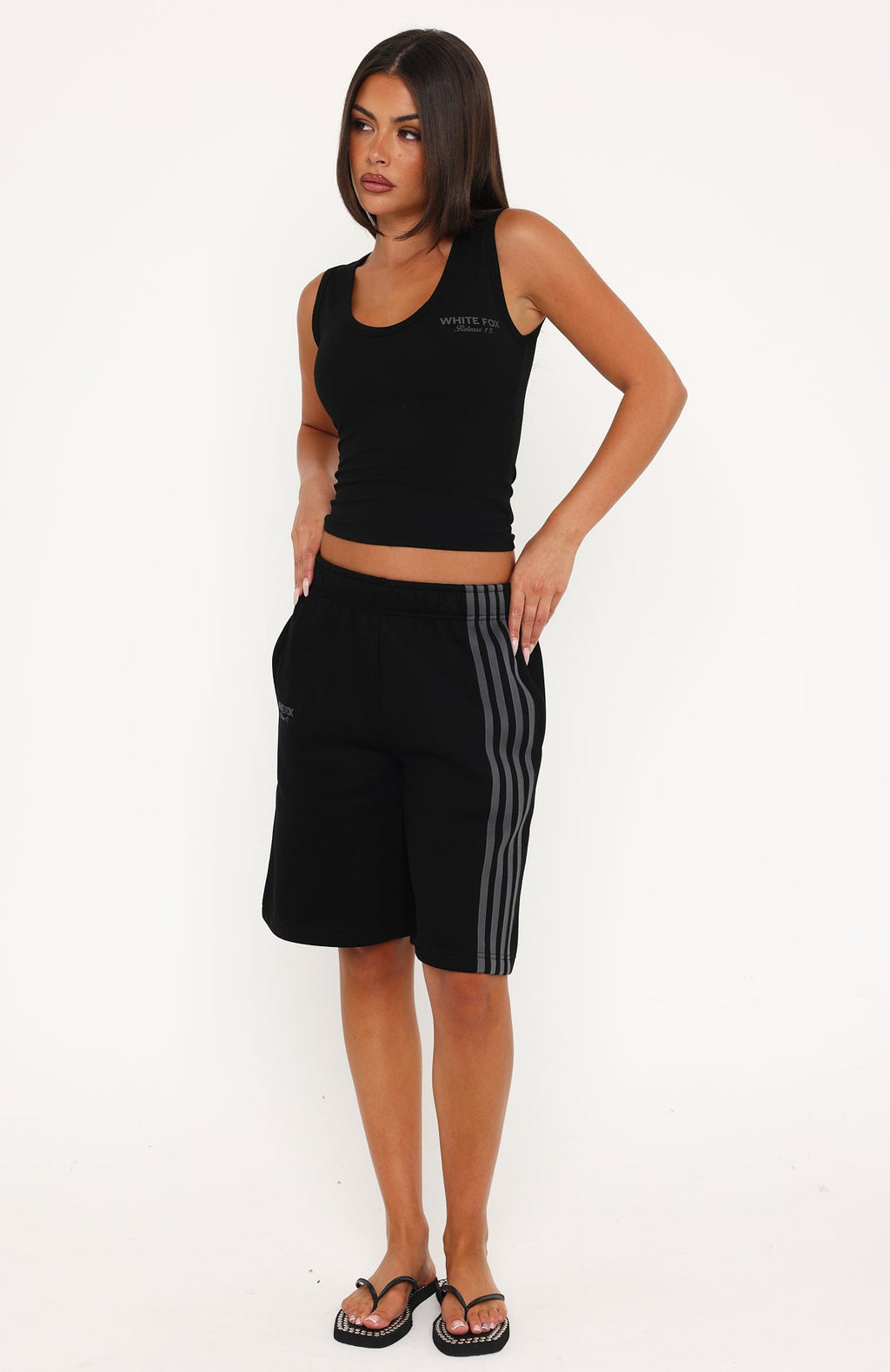 Release 15 Asalia V Neck Top Black