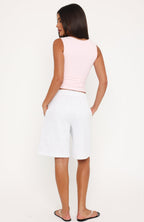 Release 15 Asalia Longline Lounge Shorts Grey Marle