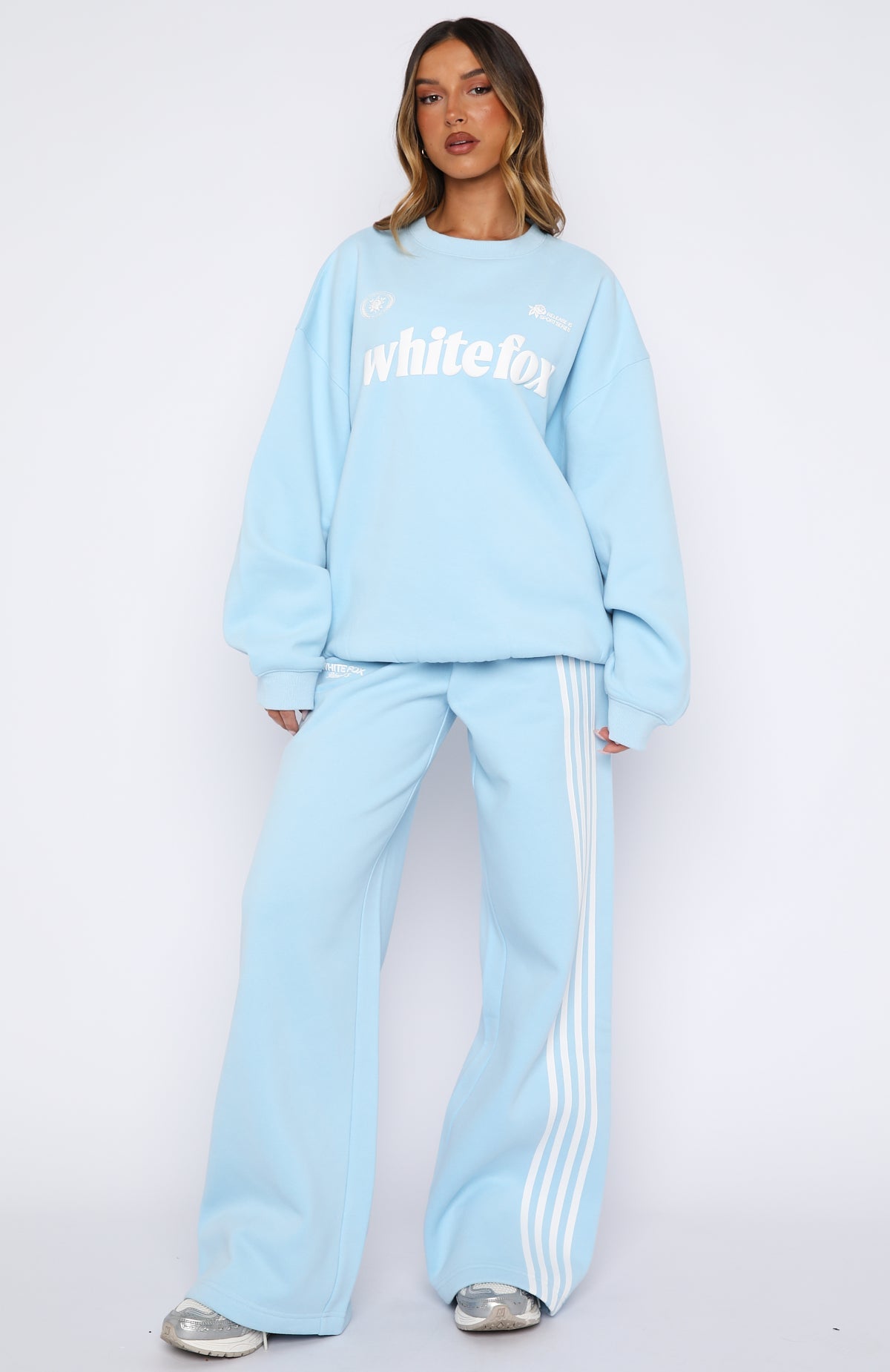 Release 15 Janie Oversized Drop Shoulder Sweater Blue