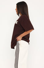 Release 15 Kiana Oversized Tee Chocolate