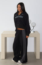 Release 15 Asalia Wide Leg Sweatpants Black