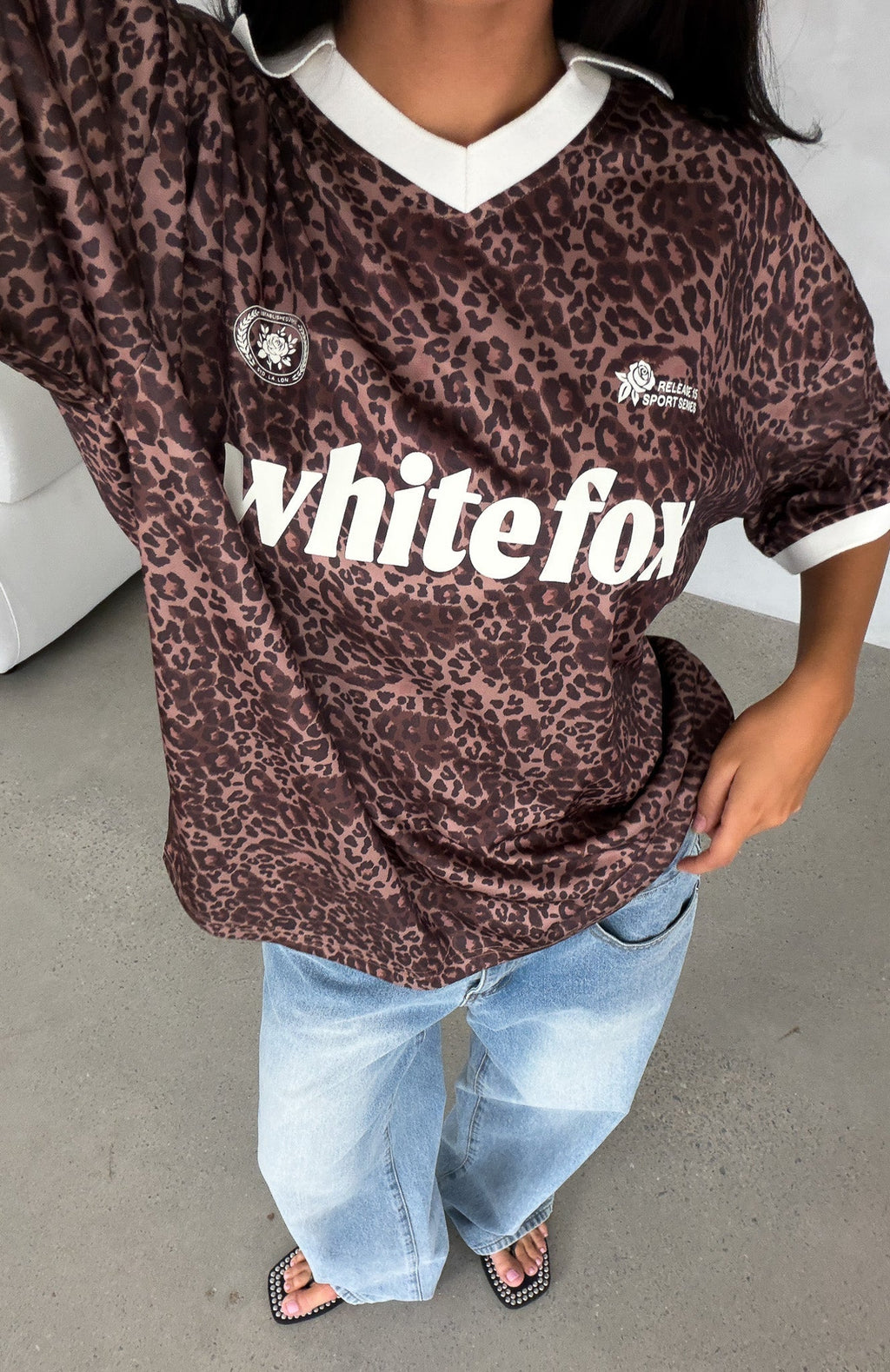 Release 15 Janie Oversized Jersey Animal Print