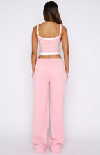 Release 15 Kiana Wide Leg Sweatpants Pink