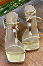 Robbie Heels Light Gold PU