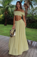 Amore Ease Maxi Skirt Pistachio Mist