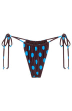Rule Breaker Bottoms Cocoa Blue Polka Dot