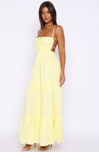 Rumour Has It Maxi Dress Lemon