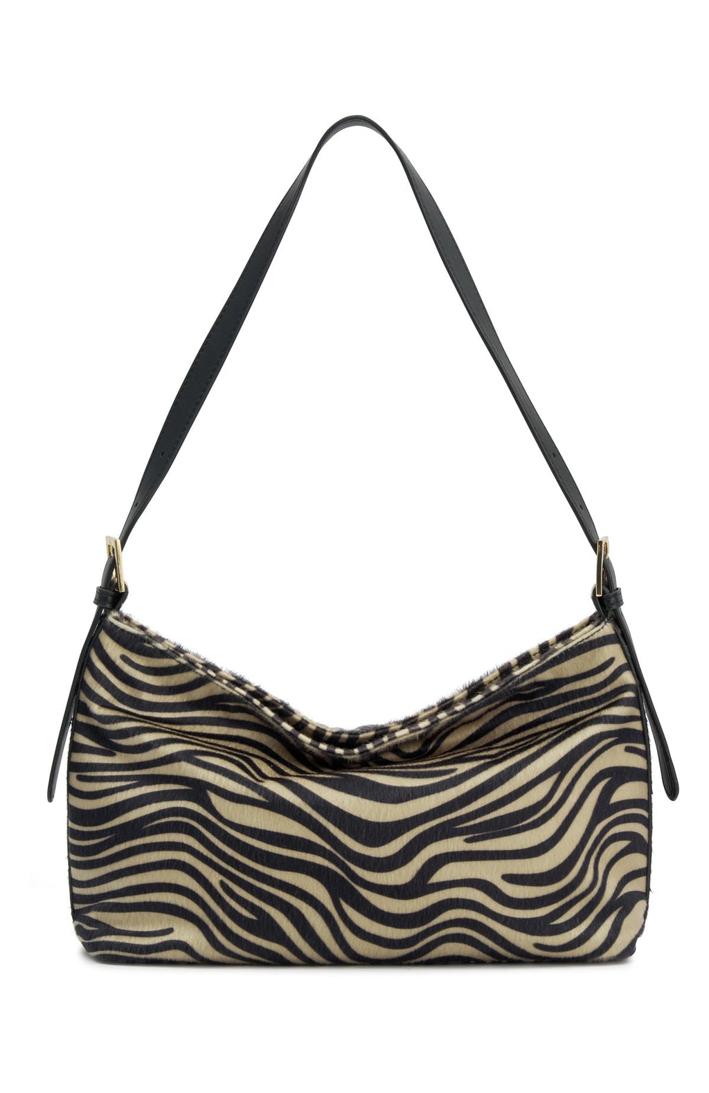 Ryker Shoulder Bag Zebra Faux Pony Hair