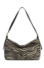 Ryker Shoulder Bag Zebra Faux Pony Hair