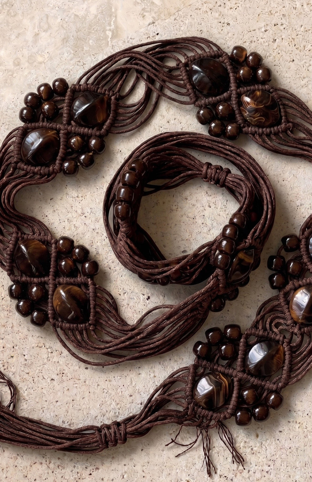 Sasa Wrap Belt Chocolate