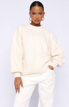 Sashi Knit Sweater Winter White