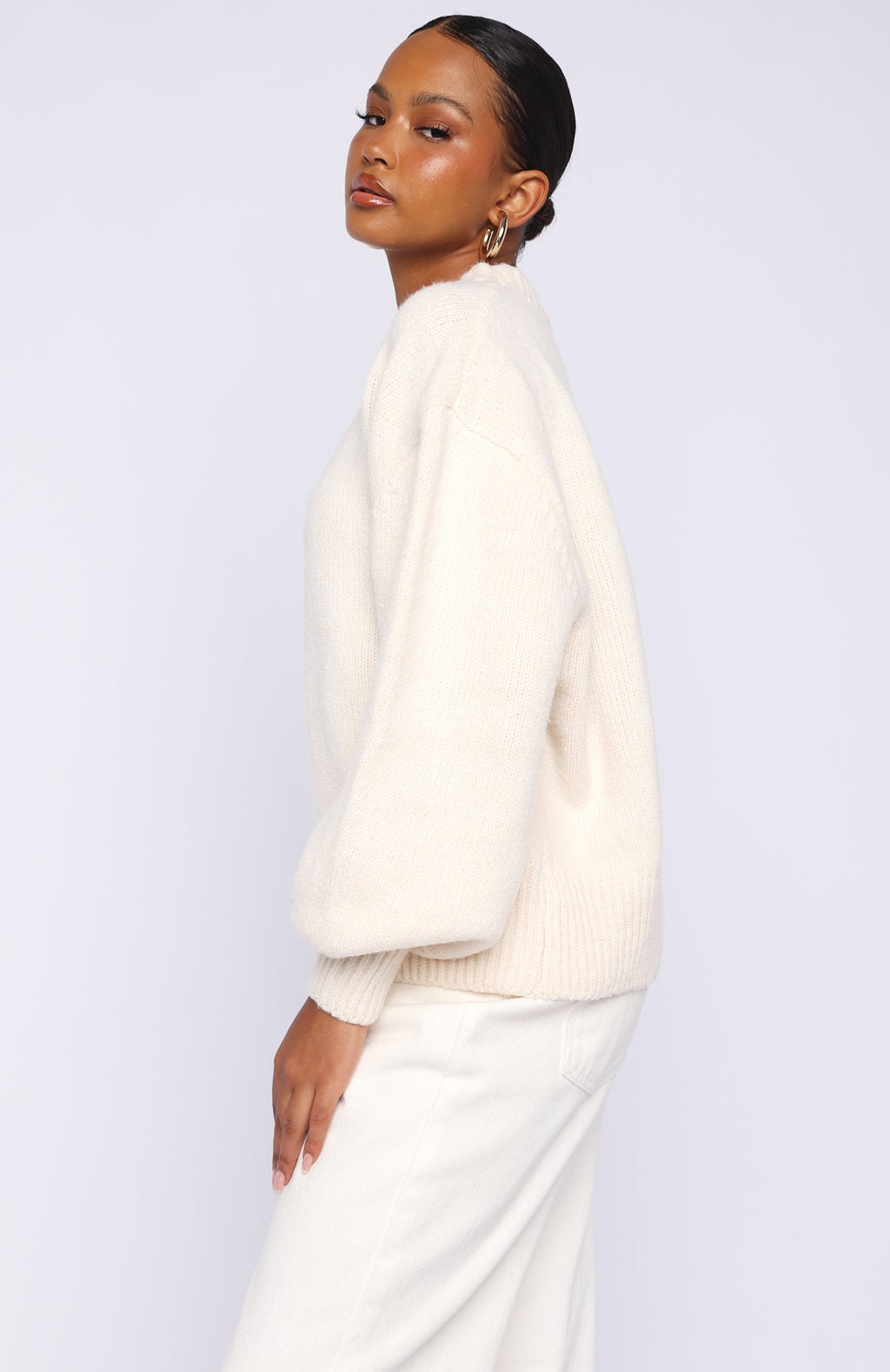 Sashi Knit Sweater Winter White