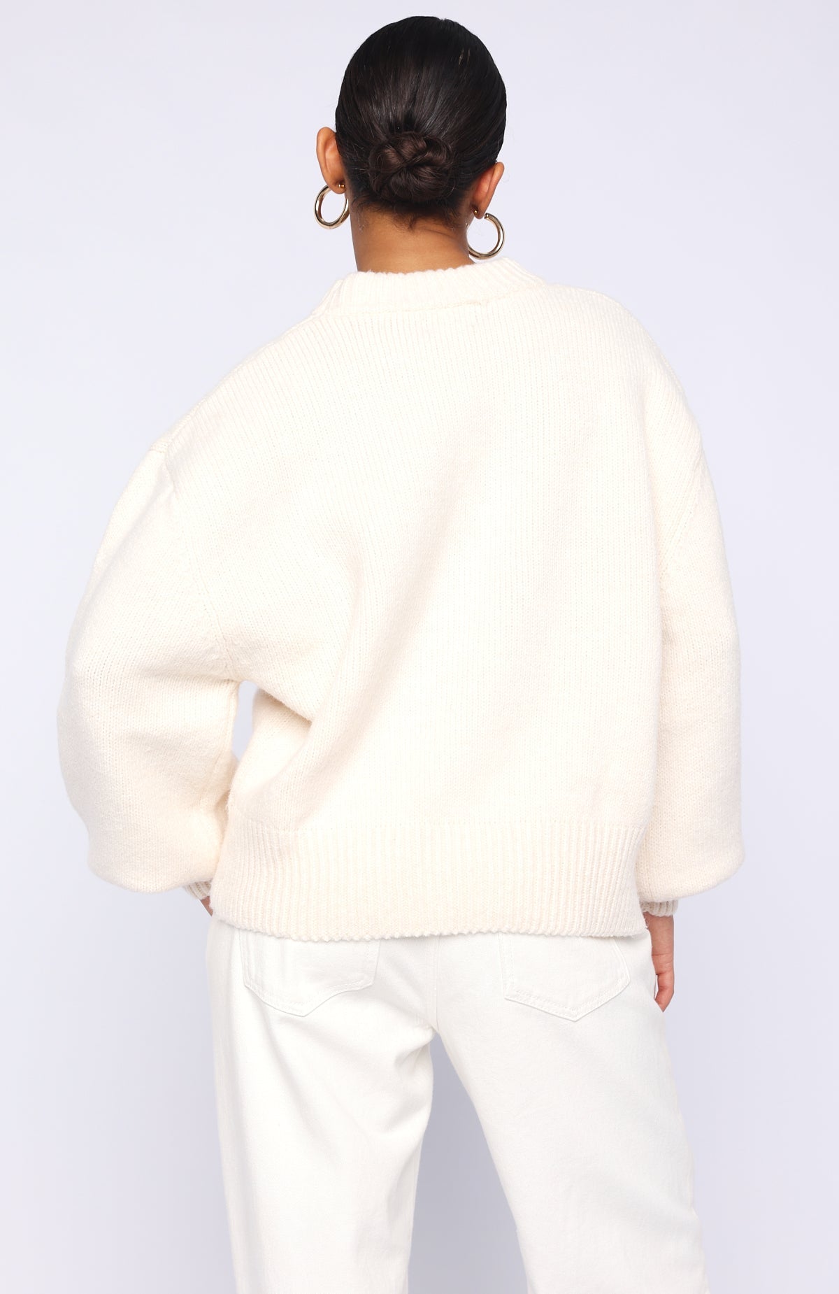 Sashi Knit Sweater Winter White