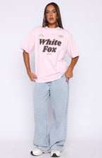 Seeing Stars Oversized Tee Pink