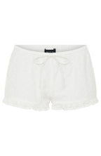 Slow Touch Relaxed Shorts White