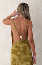 Soft Sin Maxi Dress Chartreuse