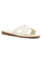 Sophia Canvas Sandals Cream/Natural
