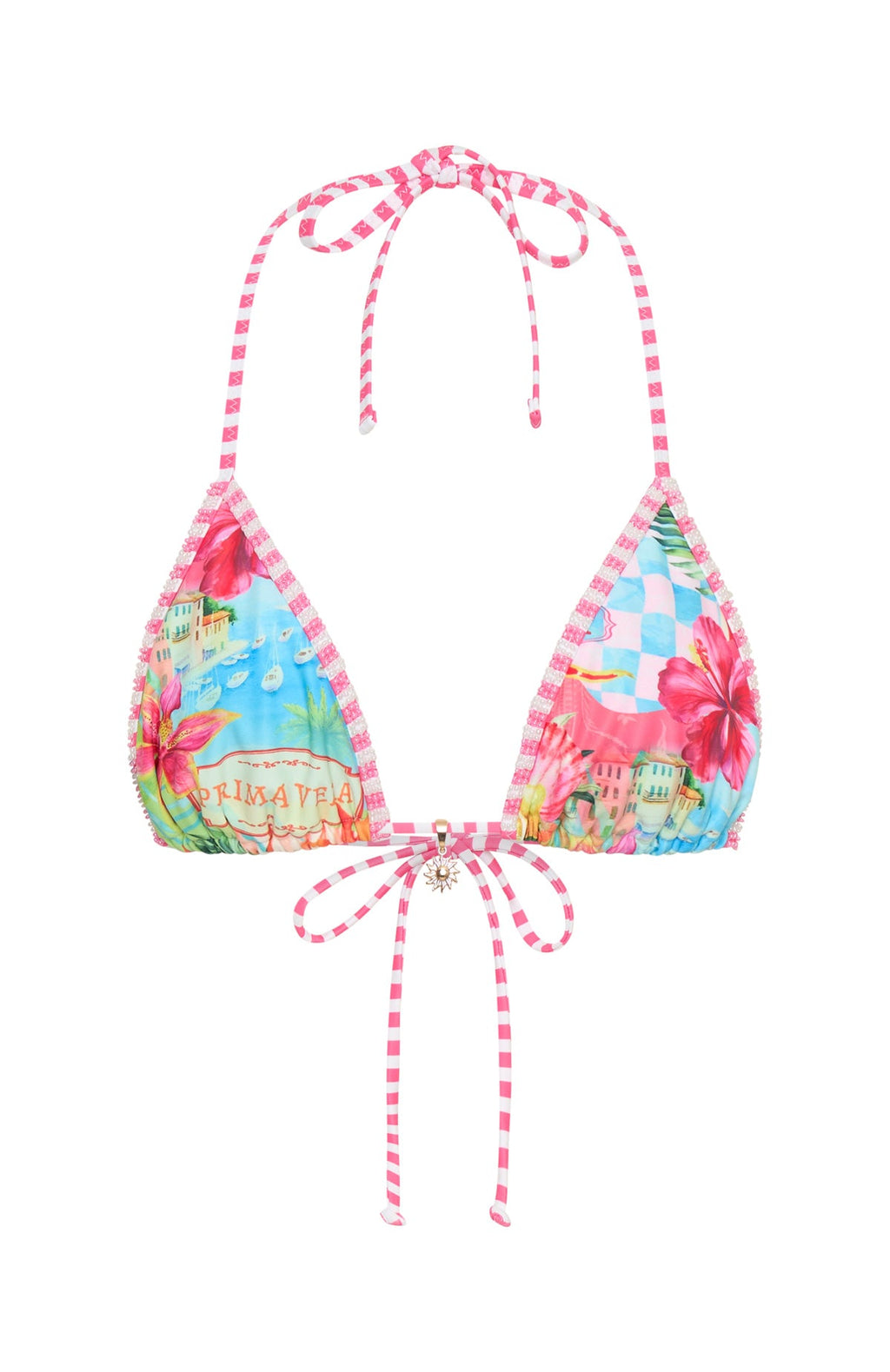 Sorella Beaded Bikini Top Island Time