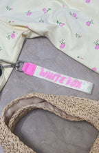 Standing Out Strap Keychain Lemon Ditsy