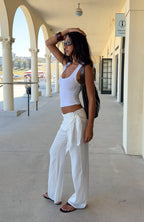 Start Me Up Pants White