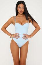 Stuck To You Bodysuit Blue
