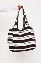 Studio 17 Jules Shoulder Bag Grey Marle Stripe