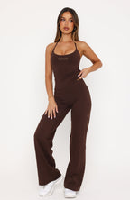 Studio 17 Lila Halter Top Chocolate