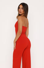 Studio 17 Lila Halter Top Red